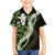 Omaomao Aloha Hawaii Lei Family Matching Off Shoulder Short Dress and Hawaiian Shirt Tropical Flowers Elegant Vibe - Polynesian Pride