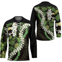 Omaomao Aloha Hawaii Lei Hockey Jersey Tropical Flowers Elegant Vibe - Polynesian Pride