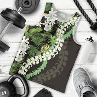 Omaomao Aloha Hawaii Lei Men Tank Top Tropical Flowers Elegant Vibe - Polynesian Pride