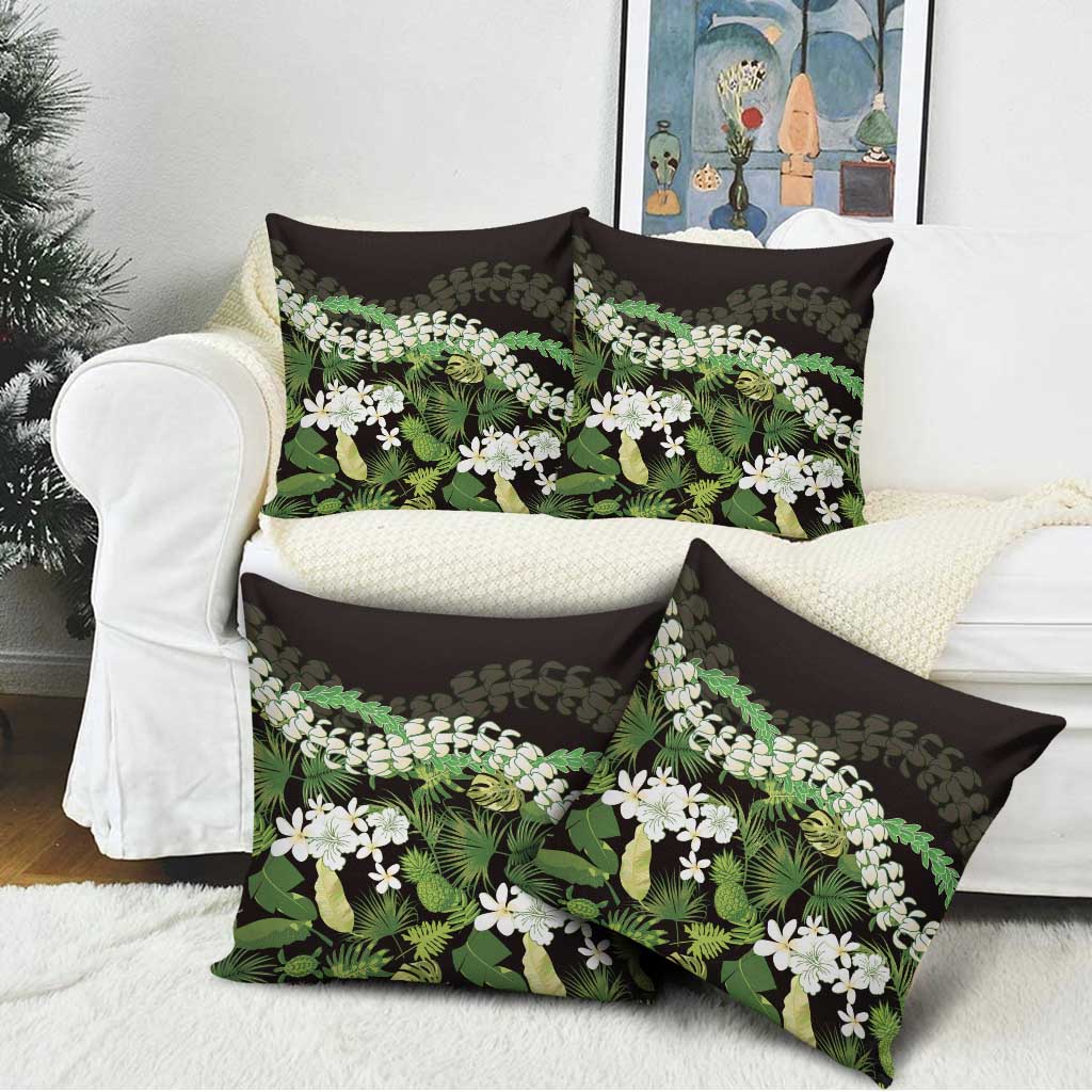Omaomao Aloha Hawaii Lei Pillow Cover Tropical Flowers Elegant Vibe - Polynesian Pride