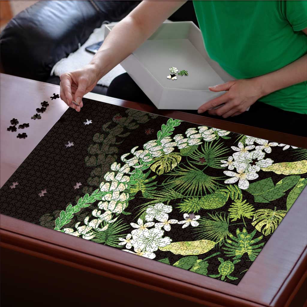 Omaomao Aloha Hawaii Lei Puzzle Tropical Flowers Elegant Vibe - Polynesian Pride