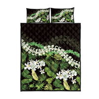 Omaomao Aloha Hawaii Lei Quilt Bed Set Tropical Flowers Elegant Vibe - Polynesian Pride
