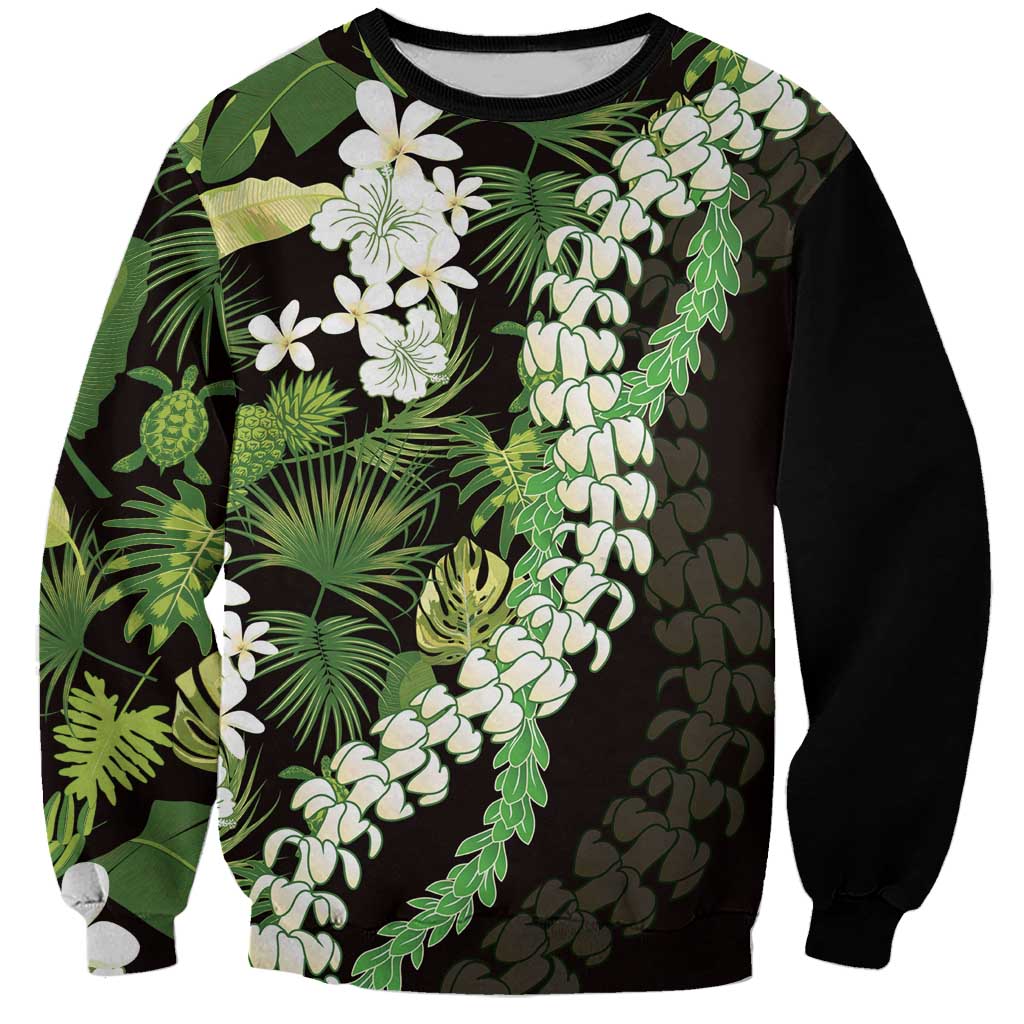 Omaomao Aloha Hawaii Lei Sweatshirt Tropical Flowers Elegant Vibe - Polynesian Pride