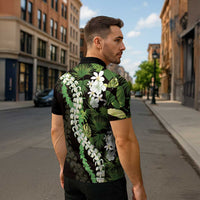 Omaomao Aloha Hawaii Lei Zipper Polo Shirt Tropical Flowers Elegant Vibe - Polynesian Pride
