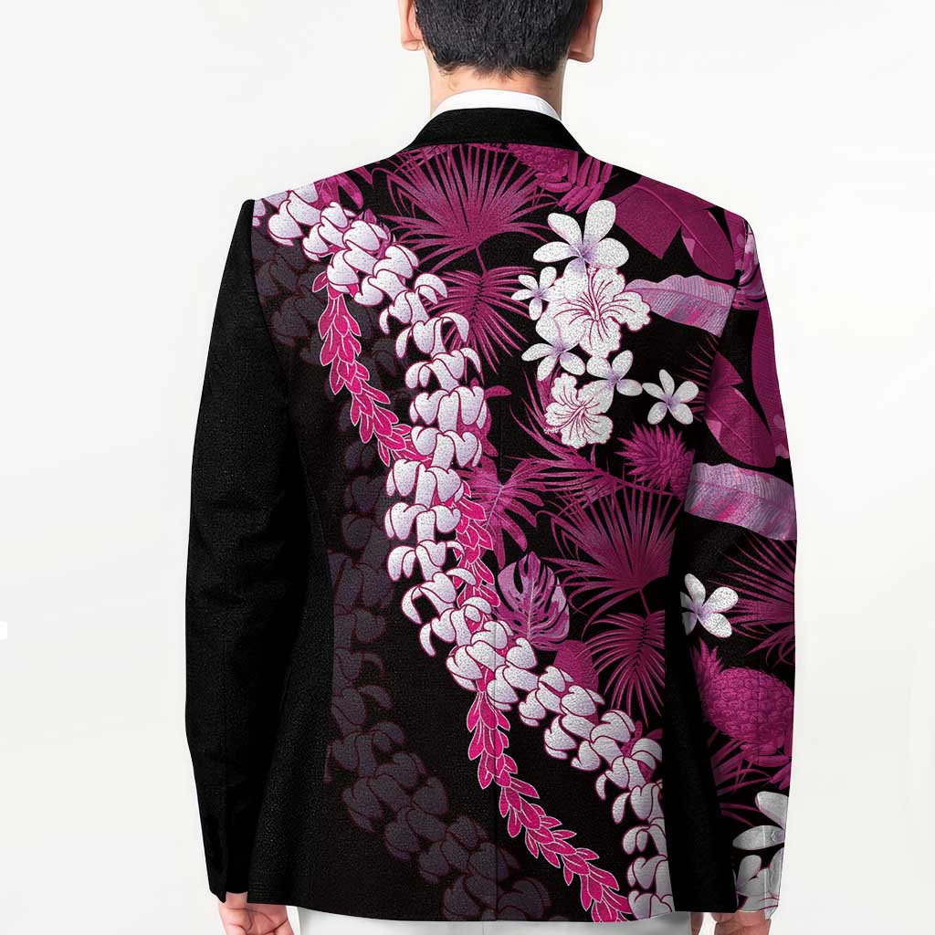 Akala Aloha Hawaii Lei Blazer Tropical Flowers Elegant Vibe - Polynesian Pride