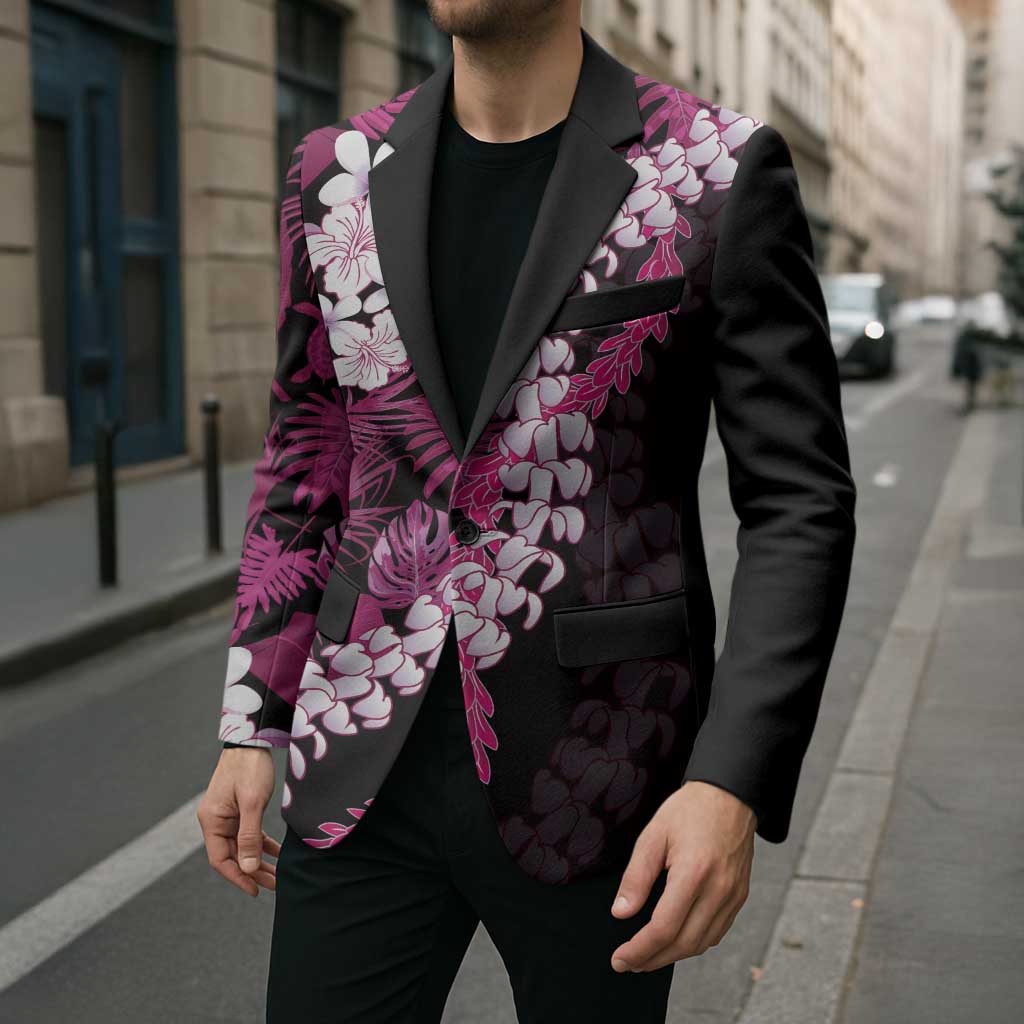 Akala Aloha Hawaii Lei Blazer Tropical Flowers Elegant Vibe - Polynesian Pride