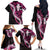 Akala Aloha Hawaii Lei Family Matching Off The Shoulder Long Sleeve Dress and Hawaiian Shirt Tropical Flowers Elegant Vibe - Polynesian Pride
