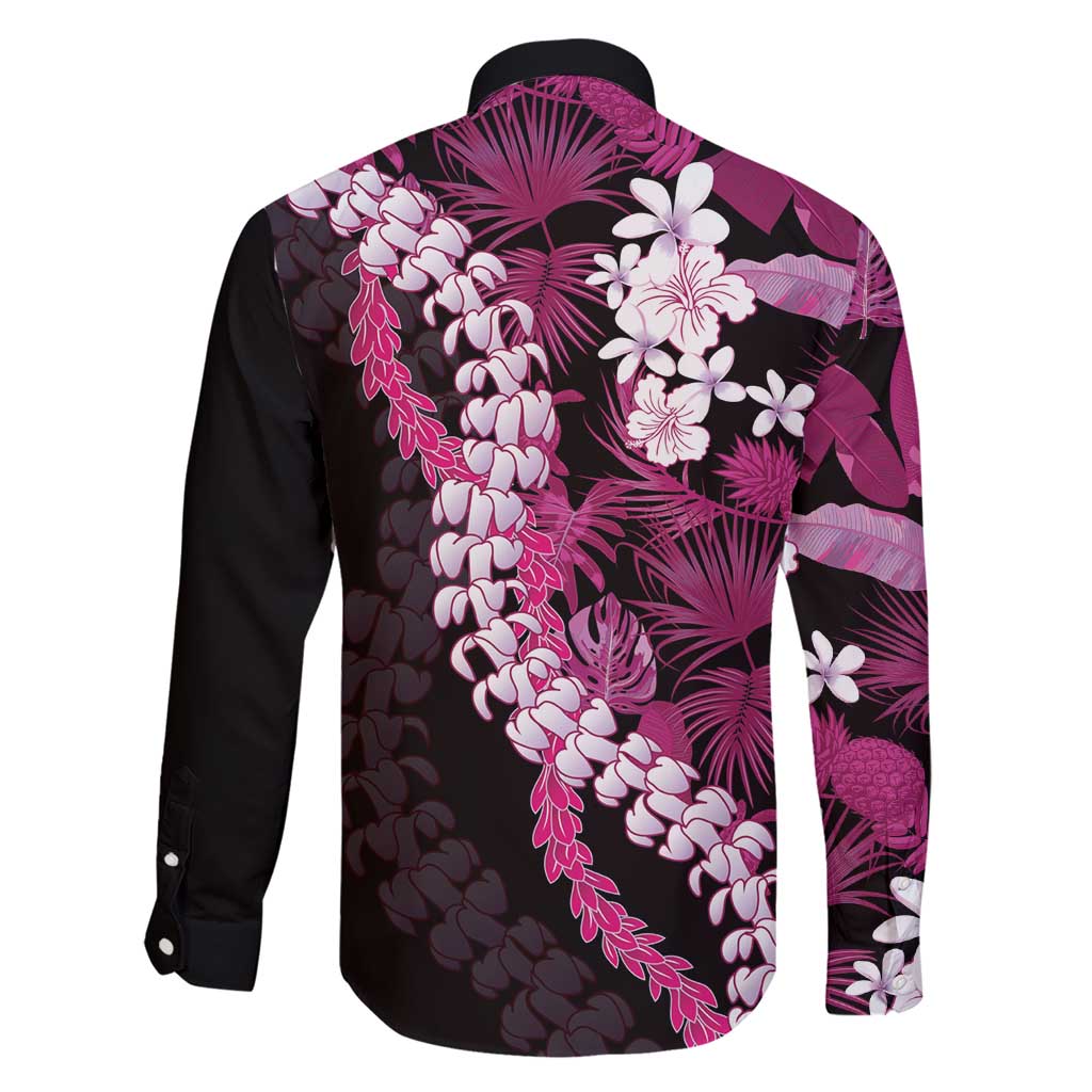 Akala Aloha Hawaii Lei Family Matching Short Sleeve Bodycon Dress and Hawaiian Shirt Tropical Flowers Elegant Vibe - Polynesian Pride