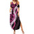Akala Aloha Hawaii Lei Family Matching Summer Maxi Dress and Hawaiian Shirt Tropical Flowers Elegant Vibe - Polynesian Pride
