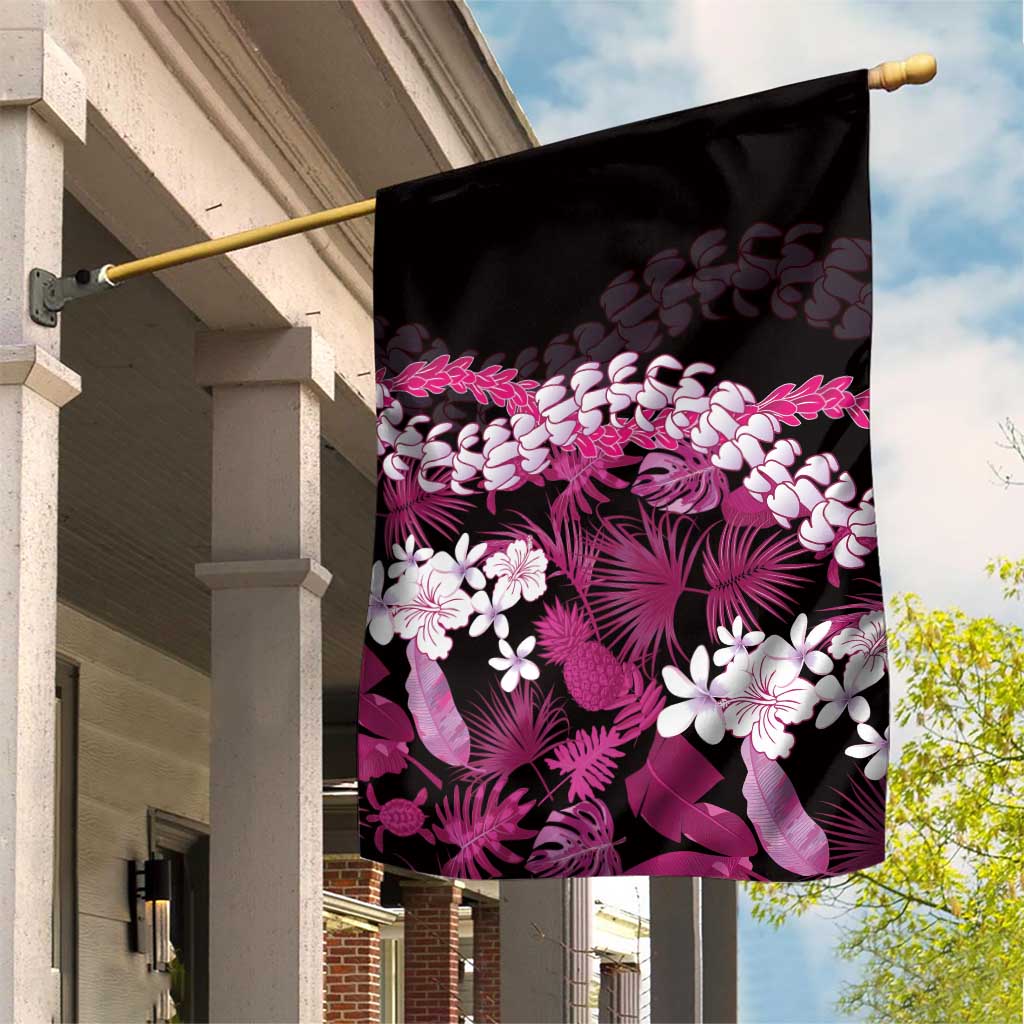 Akala Aloha Hawaii Lei Garden Flag Tropical Flowers Elegant Vibe - Polynesian Pride