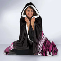 Akala Aloha Hawaii Lei Hooded Blanket Tropical Flowers Elegant Vibe - Polynesian Pride