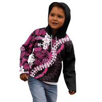 Akala Aloha Hawaii Lei Kid Hoodie Tropical Flowers Elegant Vibe - Polynesian Pride