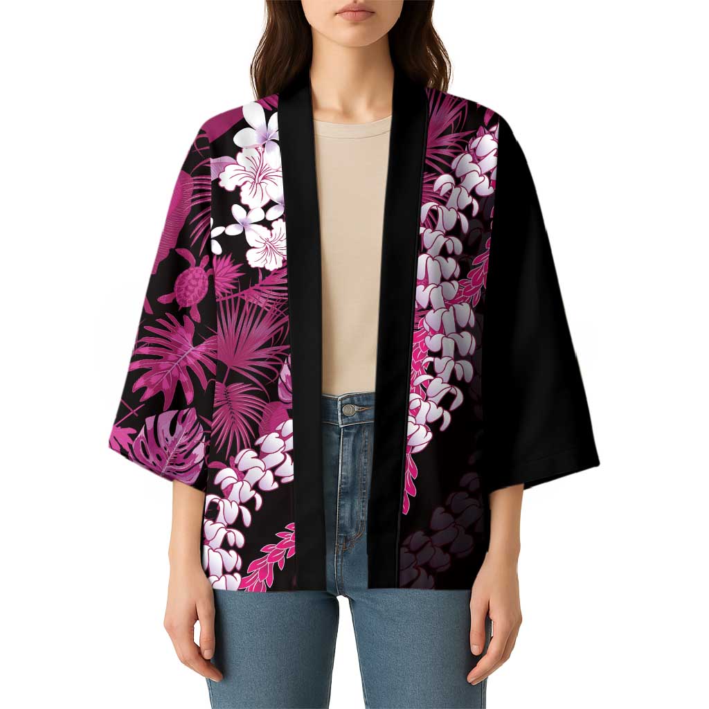 Akala Aloha Hawaii Lei Kimono Tropical Flowers Elegant Vibe - Polynesian Pride