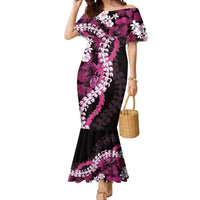 Akala Aloha Hawaii Lei Mermaid Dress Tropical Flowers Elegant Vibe - Polynesian Pride