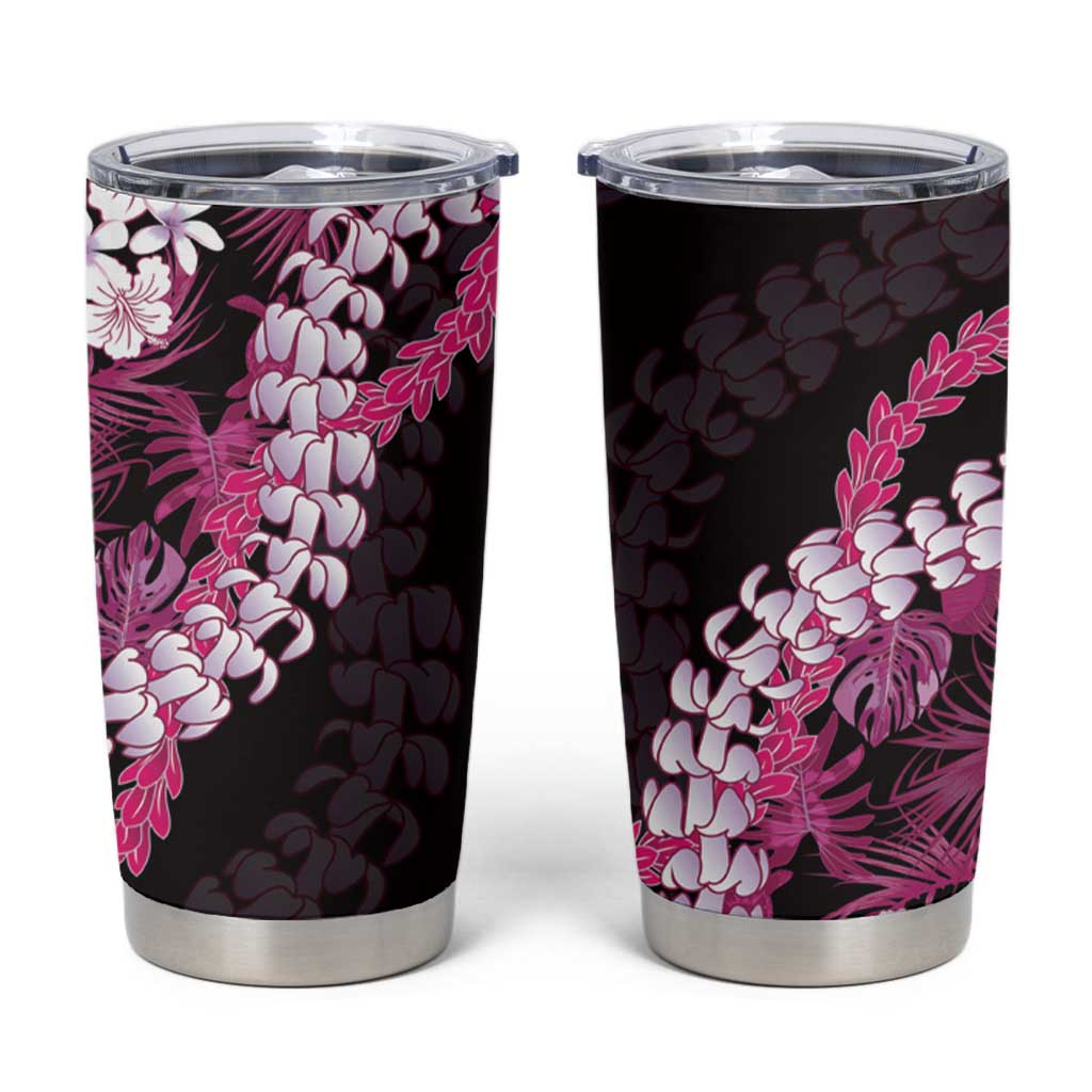Akala Aloha Hawaii Lei Tumbler Cup Tropical Flowers Elegant Vibe - Polynesian Pride