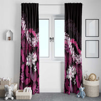 Akala Aloha Hawaii Lei Window Curtain Tropical Flowers Elegant Vibe - Polynesian Pride