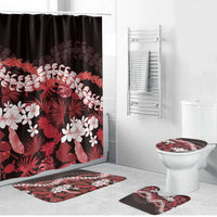 Ulaula Aloha Hawaii Lei Bathroom Set Tropical Flowers Elegant Vibe - Polynesian Pride
