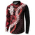 Ulaula Aloha Hawaii Lei Button Sweatshirt Tropical Flowers Elegant Vibe - Polynesian Pride