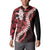Ulaula Aloha Hawaii Lei Button Sweatshirt Tropical Flowers Elegant Vibe - Polynesian Pride