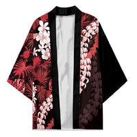 Ulaula Aloha Hawaii Lei Kimono Tropical Flowers Elegant Vibe - Polynesian Pride