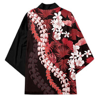 Ulaula Aloha Hawaii Lei Kimono Tropical Flowers Elegant Vibe - Polynesian Pride