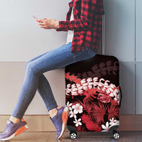 Ulaula Aloha Hawaii Lei Luggage Cover Tropical Flowers Elegant Vibe - Polynesian Pride