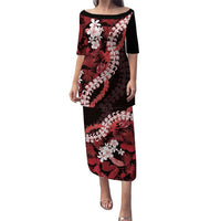 Ulaula Aloha Hawaii Lei Puletasi Tropical Flowers Elegant Vibe - Polynesian Pride