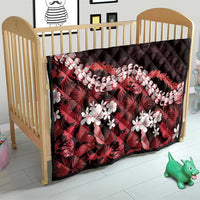 Ulaula Aloha Hawaii Lei Quilt Tropical Flowers Elegant Vibe - Polynesian Pride