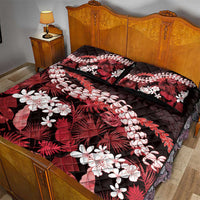Ulaula Aloha Hawaii Lei Quilt Bed Set Tropical Flowers Elegant Vibe - Polynesian Pride