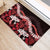 Ulaula Aloha Hawaii Lei Rubber Doormat Tropical Flowers Elegant Vibe - Polynesian Pride
