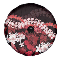 Ulaula Aloha Hawaii Lei Spare Tire Cover Tropical Flowers Elegant Vibe - Polynesian Pride