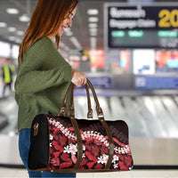 Ulaula Aloha Hawaii Lei Travel Bag Tropical Flowers Elegant Vibe - Polynesian Pride