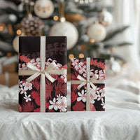 Ulaula Aloha Hawaii Lei Wrapping Paper Tropical Flowers Elegant Vibe - Polynesian Pride