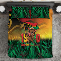 Vanuatu Independence Day Bedding Set Chibi Boar Proud To Be A Ni-Van