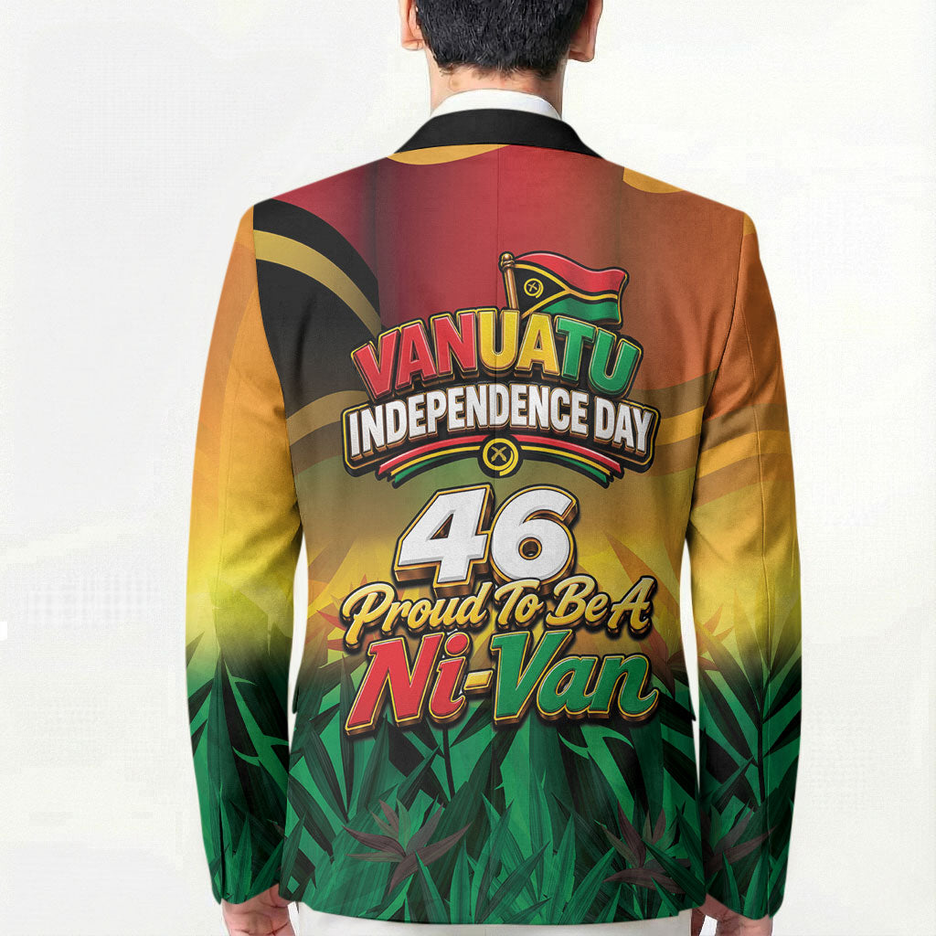 Vanuatu Independence Day Blazer Chibi Boar Proud To Be A Ni-Van