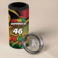 Vanuatu Independence Day 4 in 1 Can Cooler Tumbler Chibi Boar Proud To Be A Ni-Van