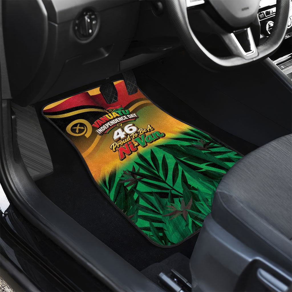 Vanuatu Independence Day Car Mats Chibi Boar Proud To Be A Ni-Van