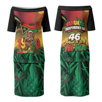 Vanuatu Independence Day Couples Matching Puletasi and Hawaiian Shirt Chibi Boar Proud To Be A Ni-Van LT14 - Polynesian Pride