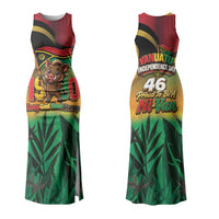 Vanuatu Independence Day Couples Matching Tank Maxi Dress and Hawaiian Shirt Chibi Boar Proud To Be A Ni-Van LT14 - Polynesian Pride