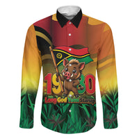 Vanuatu Independence Day Family Matching Off Shoulder Maxi Dress and Hawaiian Shirt Chibi Boar Proud To Be A Ni-Van