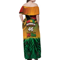 Vanuatu Independence Day Family Matching Off Shoulder Maxi Dress and Hawaiian Shirt Chibi Boar Proud To Be A Ni-Van