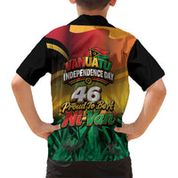 Vanuatu Independence Day Kid Hawaiian Shirt Chibi Boar Proud To Be A Ni-Van