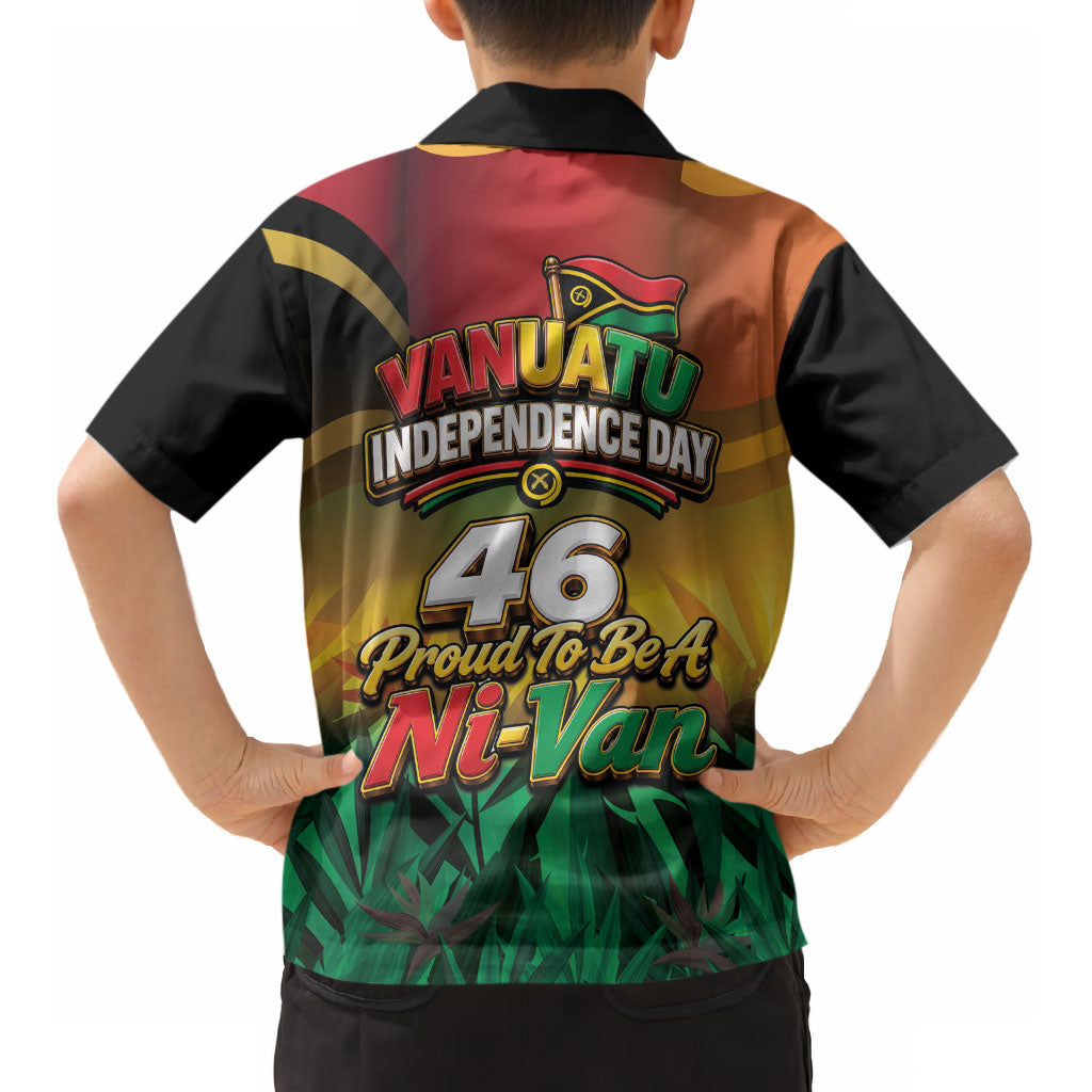 Vanuatu Independence Day Kid Hawaiian Shirt Chibi Boar Proud To Be A Ni-Van LT14 - Polynesian Pride