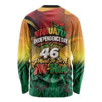 Vanuatu Independence Day Long Sleeve Shirt Chibi Boar Proud To Be A Ni-Van