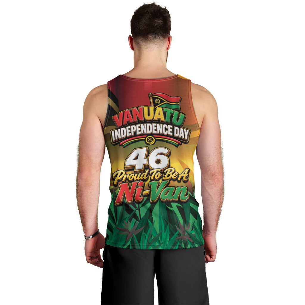 Vanuatu Independence Day Men Tank Top Chibi Boar Proud To Be A Ni-Van