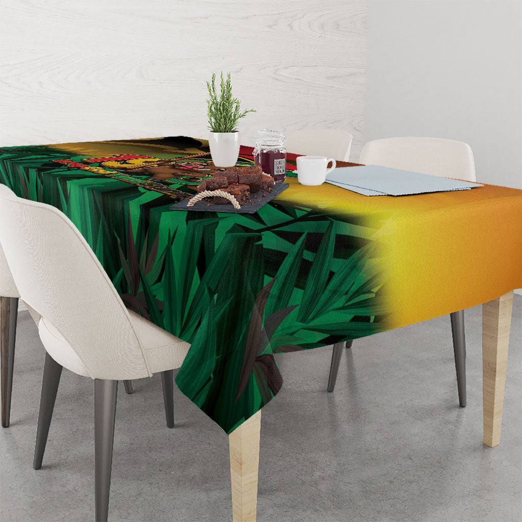 Vanuatu Independence Day Tablecloth Chibi Boar Proud To Be A Ni-Van