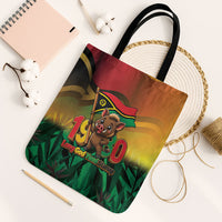 Vanuatu Independence Day Tote Bag Chibi Boar Proud To Be A Ni-Van