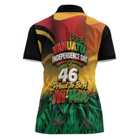 Vanuatu Independence Day Women Polo Shirt Chibi Boar Proud To Be A Ni-Van
