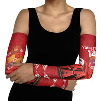 Tonga Rugby Custom Arm Sleeves 2026 Go Ikale Tahi Ngatu Pattern