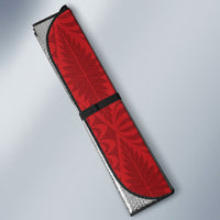 Tonga Rugby Custom Auto Sun Shade 2026 Go Ikale Tahi Ngatu Pattern